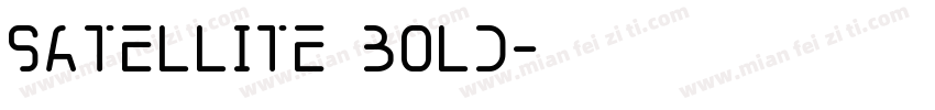 Satellite Bold字体转换